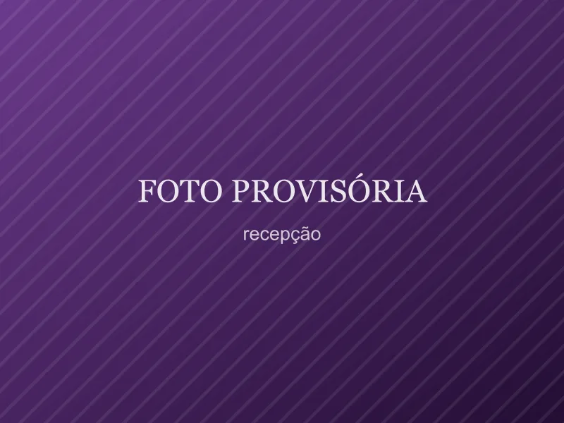 Placa provisória indicando a recepção da Vila Marmelos, foto real pendente